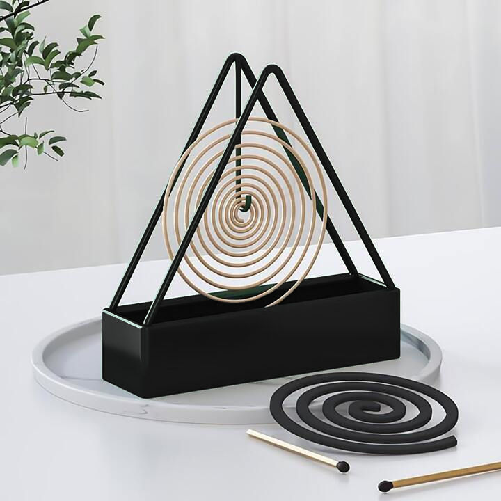 New Mosquito Coil Stand Triangle Metal stand Rack