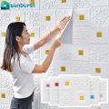35*35cm 3D Stereo Ceiling Wallpaper Self-adhesive Foam Stickers, High Quality Roof Wall Sticker, Home Decor Accessories for House Bedroom. 