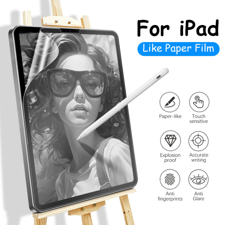 Matte Screen Protector For iPad Air 11 5 4 3 2 1 Like Paper Film Pro 13 11 12.9 8th 9 9th 10 10th Gen Mini 6 10.5 10.9 10.2 2024