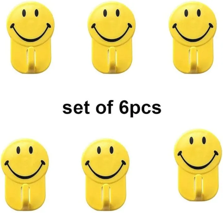 Smiley%20Face%20emoji%20/%20Plane%20Design%20(different%20design)%20-%20Wall%20Hanging%20Hooks%20-%20Kitchen%20&%20Bathroom%20wardrobe%20Multipurpose%20Heavy%20Duty%20Sticky%20Wall%20Hangers%20Hooks%20-%20Image%203