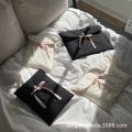 Korean Ballet Style 14 Inch Laptop Bag Bow Quilted 1 Inch ipad Liner Bag Tablet Protective Sleeve. 