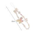 Butterfly Pearl Acrylic Beaded Mobile Phone Chain Strap Girls Phone Case Lanyard Cherry Super Store. 