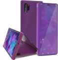 Samsung Galaxy Note 10 Plus Luxury Mirror View Flip Cover Case with Full Body Protection, Shock Absorbent, Anti-Scratch, Anti-Fingerprint, Lightweight and Durable. 