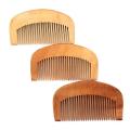 Anti-static Wooden comb Handcrafted Engraved 9cm * 5cm * 1cm Beard comb Wooden Peach wood comb for Hair styling Beard grooming. 