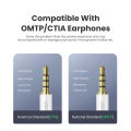 UGREEN type-c to 3.5mm jack earphone cable 3.5mm AUX USB C audio adapter for For Xiaomi Mi 13,Huawei Nova 13 Mate 70 Pro P50 Pro Honor 100 Pro, OnePlus 13. 