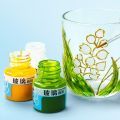 OFBK Stain Glass Paint Permanent Acrylic Enamel Painting for Enamel,Glasses. 