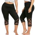 40# Women Lace Leggings Plus Size Skinny Women Pants Sport Push Up Leggings Fitness stretch Skinny Pants Leggins Mujer. 