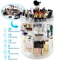 Rotating Cosmetic Storage Box 360 Degree Rotary Acrylic Makeup Organizer Adjustable Cosmetic Storage Display Case for Women Girl Makeup Storage A&AE- 1Pc Rotating Makeup Organizer Space Saving Cosmetic Organizer Makeup Holder Makeup Storage Case. 