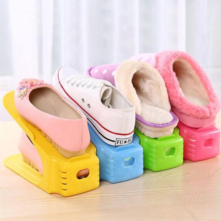 Plastic Shoe Shoe Slotz Organizer Plastic Shoe Adjustable Shoe