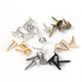 50pcs/lot Metal Brooch Pins Back Clasps Nail Tie Tack Lapel Buckle Button Back Caps For Jewelry Making Findings DIY Accessories. 