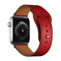 Leather Watch Band For Apple Watch Ultra 49mm&Watch Ultra 2 49mm / Series 9&8&7 45mm / SE 3&SE 2&6&SE&5&4 44mm / 3&2&1 42mm. 