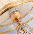 Table Lamp Electric Golden Light Led Table Lamp with Golden stone Best for Gift and Decoration. 