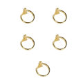 Crochet Yarn Tension Ring Easy To Wear Vintage Stainless Steel Multifunction Crochet Tension Ring Peacock Shape for Crocheting. 