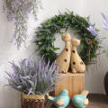 Lavender Door Wreath Decor Extra Large Topiary Wreaths Meadow Flower Artificial. 