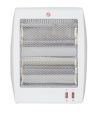 Electric Room Box Heater - 400W / 800W - 2 Halogen Heating Rods with Safety Tip Over Protection. 