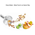 Hand Blender 4 in 1 Portable immersion Blender for Kitchen Food Processor stick with Chopper Whisk Electric Juicer Mixer. 