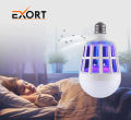 EXORT Mosquito Killer Bulb UV Light Mosquito Killer 2 in 1 LED Bulb Energy Saver 15W LED Light Mosquito Killer Lamp. 