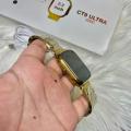 CT9 Ultra Gold Smart Watch Series 8 Smartwatch Bluetooth Call Heart Rate Sleep Monitoring IP67 Waterproof, Always on Display. 
