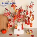 Party Decoration Essential Pendant Chinese New Year Decorations 16pcs Exquisite Spring Festival Pendant for Home Southeast Asian Buyers' Favorite. 