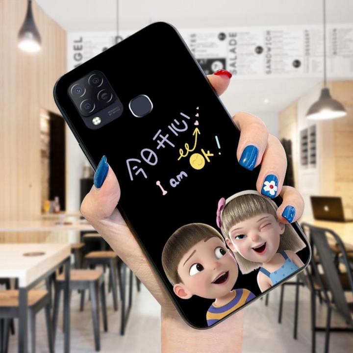 UCUC for Infinix Hot 10S Case Funny Kid Cover Shockproof Soft Silicone Ultra Thin TPU Phone Case