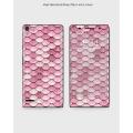 Huawei Ascend P6 Phone Skin Front Back And Sides  Pink  Sheds- 1Wall264. 