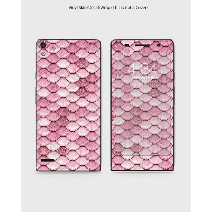 Huawei Ascend P6 Phone Skin Front Back And Sides  Pink  Sheds- 1Wall264