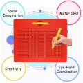 Educational Magnetic Beads Popping Drawing Board For Kids. 
