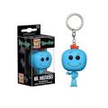 Funko Pop! 2" Rick and MortyMr.Meeseeks Snowball Pickle Rick Keychain Action Figure Keyring Toys model Dolls. 