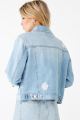 HERE And NOW Women Solid Denim Jacket. 