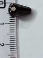 Black Drop Faceted Acrylic Beads - Pack of 40gms - Ideal for DIY Jewelry Making, Jewelry, and Dress Accessories.. 