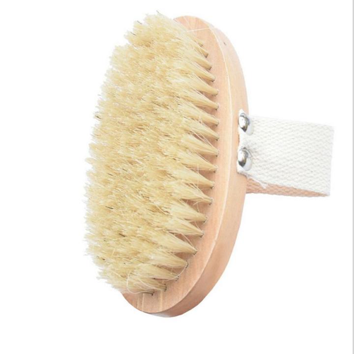 Dry Brushing Body Brush - Best for Exfoliating Dry Skin,Lymphatic Drainage and Cellulite Treatment - Organic Spa Exfoliation and Massage Scrub Brush for Men and Women