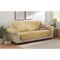 Sofa Cover - Sofa Runner (Golden). 