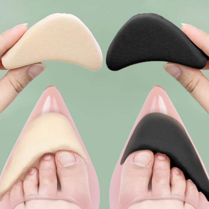 1 Pairs Sponge Forefoot Insert Toe Plug Half Forefoot Cushion Anti-pain Big Shoes Toe Front Filler Shoes Adjustment