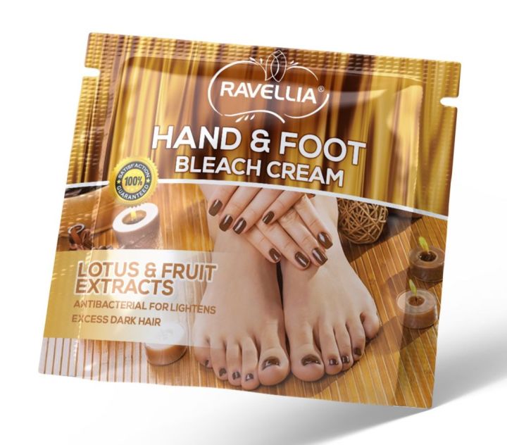 Hand and Foot Whitening Bleach Cream Sachet Best Quality