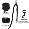Double Leash Coupler for Large Dogs Adjustable Heavy Duty Nylon Splitter for Two Big Dogs. 