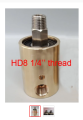 HD8 DN8 1/4 inch rotating joint 360 rotary joint Water air oil swivel coupling Spray universal connector brass rotation union. 