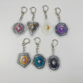 Valorant Keychain Season Logo Viper Phoenix Cypher Valorant Game Fade Raze Action Figure Anime Figurine Acrylic Gift Kid Toys. 