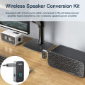 Wireless Speaker Converter Wireless Bluetooth Audio Adapter with Built-in Mic for Low Latency Hifi Sound 2-in-1 Receiver Compatible with 3.5mm Interface Southeast Asian Buyers' for Wired. 