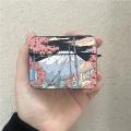 INS Korean Anime Sunset Scenery Print Earphone Case For Airpods 1 2 3 Pro Wireless Headphone Cover For Air Pods Pro2 Accessories. 