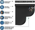 Large Black Chalkboard Sticker Paper DIY Black Board Wall Adhesive Contact Paper Roll Chalk Board For Kids Blackboard Sticker For Wall Chalk Paper Sheet PVC Waterproof Size: 16inch x 36 inch. 