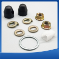 Ebike Wheel Motor Shaft Washer/Spacer/Nut Cover E-Bike Wheel Lock M14 2Set 14mm Shaft Screw Cap for 500-5000W Motor. 