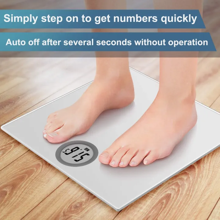 Vitafit%20Digital%20Bathroom%20Scales%20Weighing%20Scales%20with%20Step-On%20Technology,%20LCD%20Display(Stone/kgs/lbs),Tempered%20Glass%20Silver%20-%20Image%205