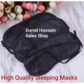 Soft Portable Eye Mask Black Fast Sleeping Eyeshade Cover Eye Masks. 