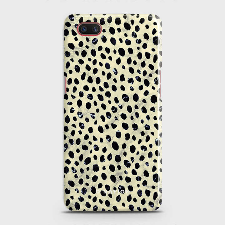 Realme_ C2 with out flash light hole Cover - Bold Dots Series - Matte Finish - Snap On Hard Case with LifeTime Colors Guarantee