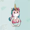 Cartoon Unicorn Mobile Phone Holder Metal Finger Ring Holder Cartoon Phone Ring Holder Phone Stand Support For Iphone All Phone. 