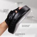 Curved Boxing Pad Focus Mitts – Thickened PU Leather Training Punch Pads | Shock-Absorbing Earthquake-Resistant Mitts for Muay Thai, Kickboxing & Sanda Training | SR.SPORTS Professional Gear. 