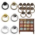AUGUSTINA Ring Handles Antique European Style Decorative Dresser Cabinet Knobs Cupboard Hardware for Wood Case Doll House Ring Pulls Handles. 