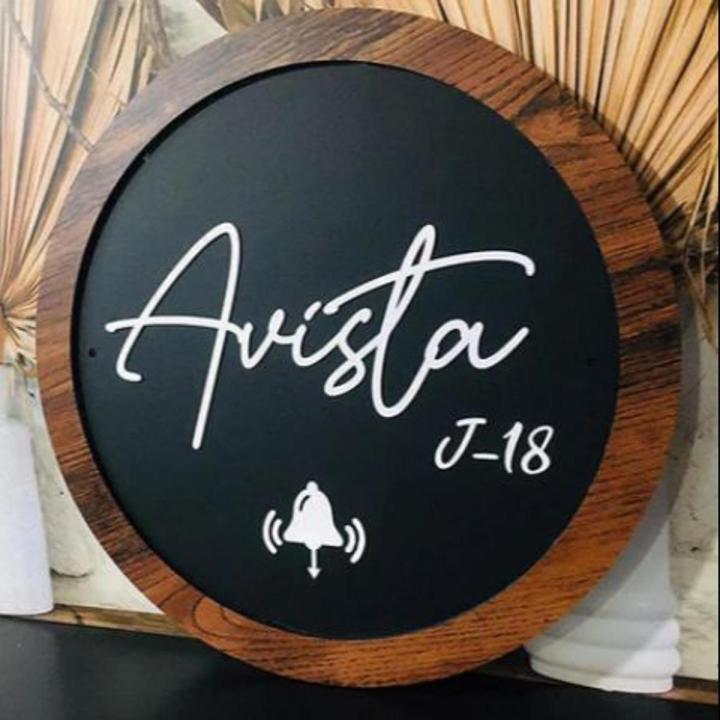 Customer circle House name plate | name plate | customize name plate | modern house name plate design