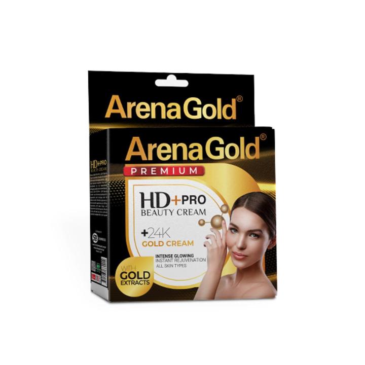 Arena Gold HD Pro Beauty Cream| Face Cream| Face Cream| For All Skin Types| Reduces Blemishes And Dullness| Removes Acne Spots And Discolouration|Cream