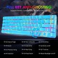 MAGIC-REFINER MK14, Wired Gaming Mechanical Keyboard, With 18 Chroma RGB Backlit modes, NKRO, with USB C wire. 